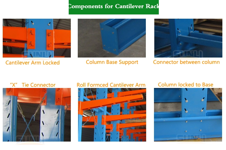 Galvanized Warehouse Heavy Duty Rack Cantilever Racking System