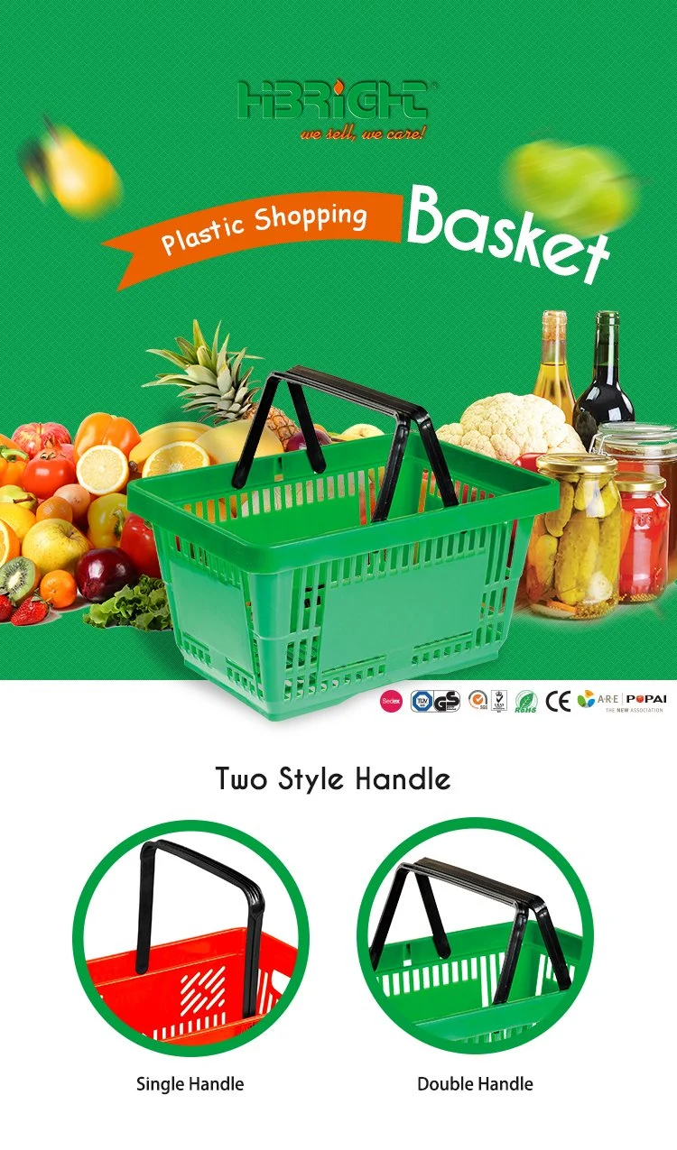 Plastic Hand Held Market Soft Plastic Shopping Basket