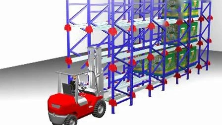 Scaffalature per pallet personalizzate con navetta wireless per carichi pesanti ad alta velocità per lo stoccaggio in magazzino