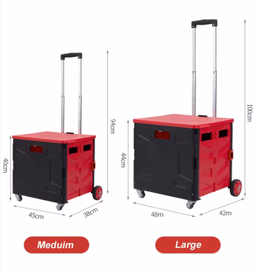 Carrello supermercato pieghevole 35 kg